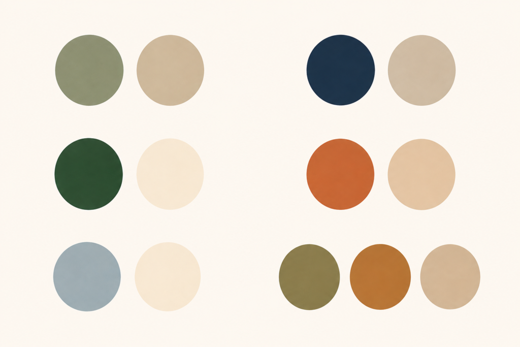 Autumn Party Colour Palettes inspo